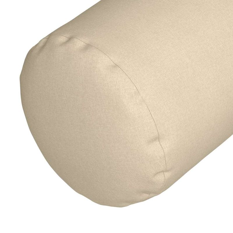 Casa si Gradina - Textile si covoare - Perne si pilote - Perne decorative - Perne Bolster 2 pcs Crem Ø 15 x 40 cm tesatura - Infinity.ro