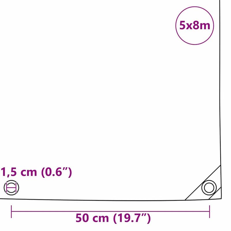 Casa si Gradina - Gradina si terasa - Umbrele si pavilioane - Pavilioane - Panza 650g / m² Maro 5 x 8 m Panza cu acoperire PVC - Infinity.ro