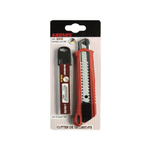 Casa si Gradina - Constructii - Scule de mana si unelte - Unelte de taiere - Cutter KRONUS 160 mm cu set 10 lame schimb pentru cutter SK4, L 160, B 18, GREUTATEA 195 GR - Infinity.ro