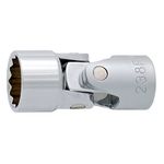 Casa si Gradina - Constructii - Scule de mana si unelte - Chei si truse chei - 238/1F12p Cap cheie tubulara cu cardan 3/8'' 17 - Infinity.ro