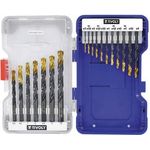 Casa si Gradina - Constructii - Scule electrice si accesorii - Seturi si accesorii pentru gaurit si insurubat - 11453170006 Trusa burghie DIN 338, HSS, Steam TiN, 2,0-10,0 mm, 19 piese - Infinity.ro