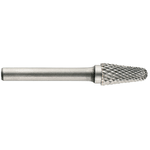 Casa si Gradina - Constructii - Scule electrice si accesorii - Accesorii pentru frezare - 1031771 Freza din carbura de tungsten forma L - conica cu cap rotunjit, tais dublu, tip D, DIM 8 - Infinity.ro