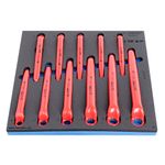 Casa si Gradina - Constructii - Scule de mana si unelte - Chei si truse chei - 964VDE2 Set de chei inelare izolate la 1000 V in modul SOS, DIM 10 - 24 / 11 piese - 621784 - Infinity.ro