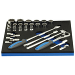Casa si Gradina - Constructii - Scule de mana si unelte - Chei si truse chei - 964/19S12SOS Set de capete chei tubulare 1/2'' in modul SOS / 29 piese - 621186 - Infinity.ro