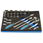 Casa si Gradina - Constructii - Scule de mana si unelte - Chei si truse chei - 964/19SOS Set de capete chei tubulare 1/2'' in modul SOS / 29 piese - 621075 - Infinity.ro