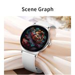 Laptop, Telefoane si Tablete - Wearables si gadgeturi - Wearables - Smartwatch-uri - Smartwatch dama, Singlait SG89 Argintiu, 2 bratari, apel voce, monitorizare activitati - Infinity.ro