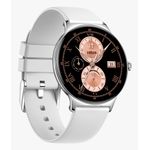 Laptop, Telefoane si Tablete - Wearables si gadgeturi - Wearables - Smartwatch-uri - Smartwatch dama, Singlait SG89 Argintiu, 2 bratari, apel voce, monitorizare activitati - Infinity.ro