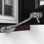 Casa si Gradina - Constructii - Usi interior, exterior si garaj - Accesorii usi - Zavor metalic usa/fereastra, 10.5 x 3.5cm, argintiu - Infinity.ro