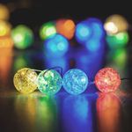 Casa si Gradina - Decoratiuni - Decoratiuni de sezon - Instalatie lumini perdea led, 1m, 144 becuri, multicolor, 8 programe - Infinity.ro