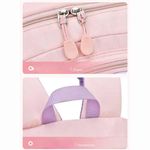 Carti si Birotica - Rechizite - Rucsacuri si genti scolare - Rucsac Mercaton din Material Oxford cu Jucarie de Plus, 35 L, Bretele Captusite, 45x32x17 cm, Roz cu Mov - Infinity.ro