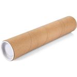 Carti si Birotica - Rechizite - Pictura si desen - Pensule si accesorii pictura - Tub din Carton pentru Protectie si Transport Folii, Proiecte si Printuri, Lungime 150 cm, Ø 76mm, Grosime 3 mm, Maro - Infinity.ro