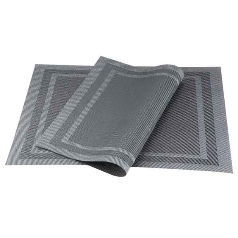 Casa si Gradina - Textile si covoare - Textile bucatarie - Servete si naproane - Napron Mercaton pentru Masa, PVC, Rezistent la Caldura, 30 x 45 cm, Gri - Infinity.ro
