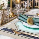 Casa si Gradina - Textile si covoare - Textile bucatarie - Servete si naproane - Napron de Masa Mercaton din PVC, Rezistent la Apa, Dreptunghiular, 30×45 cm, Bej - Infinity.ro