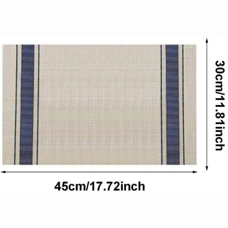 Casa si Gradina - Textile si covoare - Textile bucatarie - Servete si naproane - Napron de Masa Mercaton din PVC, Rezistent la Apa, Dreptunghiular, 30×45 cm, Bej - Infinity.ro
