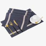 Casa si Gradina - Textile si covoare - Textile bucatarie - Servete si naproane - Napron de Masa Mercaton din PVC, Rezistent la Apa, Dreptunghiular, 30×45 cm, Bleumarin - Infinity.ro