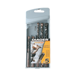 Casa si Gradina - Constructii - Scule electrice si accesorii - Seturi si accesorii pentru gaurit si insurubat - Truse burghie SDS-plus pentru beton Twister PLUS 5 piese - Infinity.ro