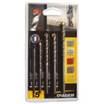 Casa si Gradina - Constructii - Scule electrice si accesorii - Seturi si accesorii pentru gaurit si insurubat - Trusa burghie cu coada cilindrica pentru masini electrice cu acumulatori 5 piese - Infinity.ro