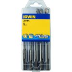 Casa si Gradina - Constructii - Scule electrice si accesorii - Seturi si accesorii pentru gaurit si insurubat - Set 5 bucati burghie pentru beton marca Irwin SPEEDHAMMER™ PLUS DRILL BITS de 6.0 x 50 x 110 mm - Infinity.ro