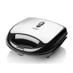 Electronice si Electrocasnice - Electrocasnice bucatarie - Preparare paine - Sandwich-maker - Sandwich-maker 4 in 1 Gallet Torcy CRO 616, 700W, 4 tipuri de placi detasabile - Infinity.ro