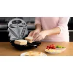 Electronice si Electrocasnice - Electrocasnice bucatarie - Preparare paine - Sandwich-maker - Sandwich-maker 4 in 1 Gallet Torcy CRO 616, 700W, 4 tipuri de placi detasabile - Infinity.ro