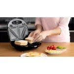 Electronice si Electrocasnice - Electrocasnice bucatarie - Preparare paine - Sandwich-maker - Sandwich-maker 4 in 1 Gallet Torcy CRO 616, 700W, 4 tipuri de placi detasabile - Infinity.ro