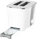 Electronice si Electrocasnice - Electrocasnice bucatarie - Preparare paine - Prajitoare de paine - Prajitor de paine ECG ST 818, 800W, reincalzire, dezghetare, anulare, 2 felii - Infinity.ro