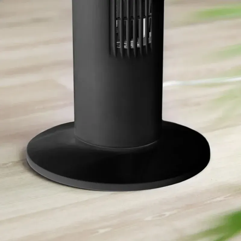 Electronice si Electrocasnice - Climatizare si sisteme de incalzire - Aparate racire aer - Ventilatoare - Ventilator turn LENTZ 800425, 45W, 81cm, 3 viteze, oscilatie, negru - Infinity.ro