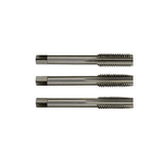 Casa si Gradina - Constructii - Scule electrice si accesorii - Accesorii pentru frezare - 1050051 Tarozi pentru filetare manuala, pas normal, DIN 352, Forma C, HSS-G, 3 buc/set, DIM M 4 x 0.7 - Infinity.ro