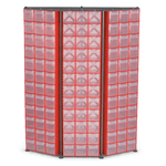 Casa si Gradina - Constructii - Depozitare, transport si protectie - Organizatoare si cutii scule - Organizator 108 module (108PC014) - Infinity.ro