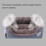 Petshop - Accesorii petshop - Culcusuri si custi - Culcusuri si saltele - Patut Mercaton pentru Caini, Imblanit, Anti-Aderent, Calduros si Moale, Marimea L, 65 x 50 x 16 cm. Gri - Infinity.ro