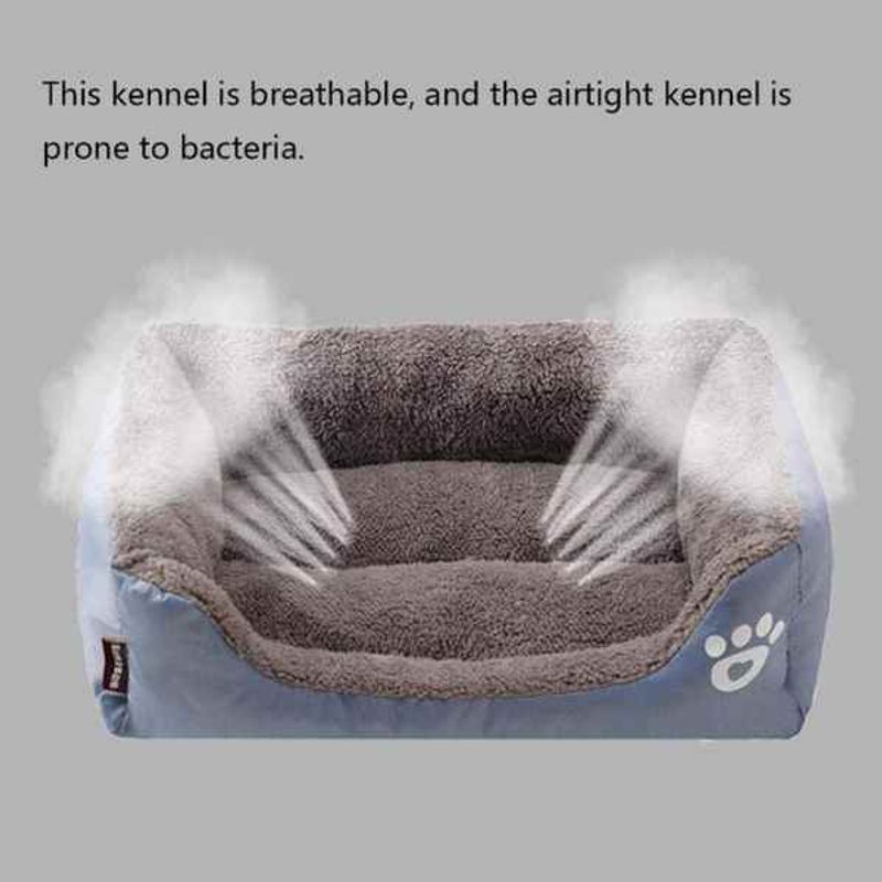 Petshop - Accesorii petshop - Culcusuri si custi - Culcusuri si saltele - Patut Mercaton pentru Caini, Imblanit, Anti-Aderent, Calduros si Moale, Marimea L, 65 x 50 x 16 cm. Gri - Infinity.ro