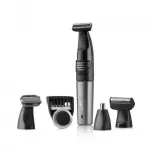 Ingrijire personala si Cosmetice - Aparate & accesorii ingrijire personala - Aparate de ras si tuns - Aparate de tuns - Aparat de tuns 5 in 1 ETA BladeMaster 0341 90000, baterie Li-ion de 3.2 V, negru cu gri - Infinity.ro