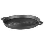 Casa si Gradina - Gradina si terasa - Gratare si accesorii - Accesorii gratare - Placa gratar de fonta, rotunda, 34x3 cm, Magic Home - Infinity.ro