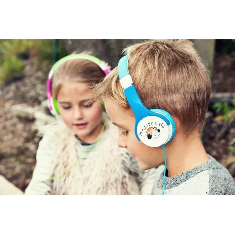 TV, Audio-Video si Foto - Portabile audio - Casti audio - Casti audio pentru baieti GoGEN MAXISLECHYB, volum limitat 90 dB, 8 autocolante - Infinity.ro