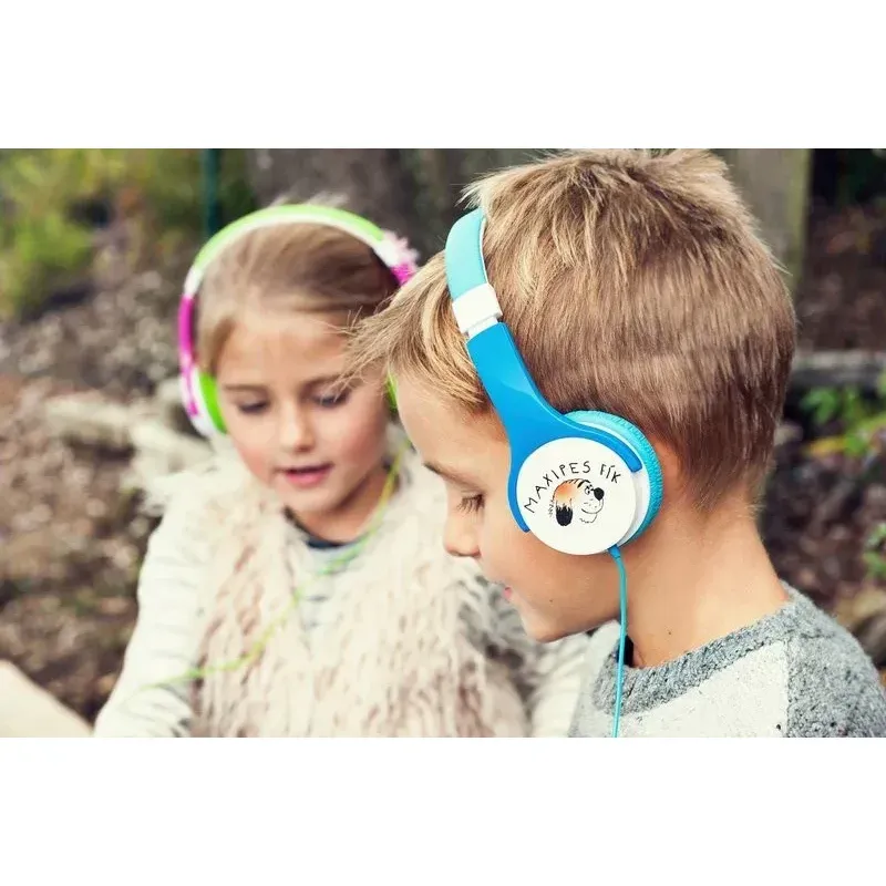 TV, Audio-Video si Foto - Portabile audio - Casti audio - Casti audio pentru baieti GoGEN MAXISLECHYB, volum limitat 90 dB, 8 autocolante - Infinity.ro