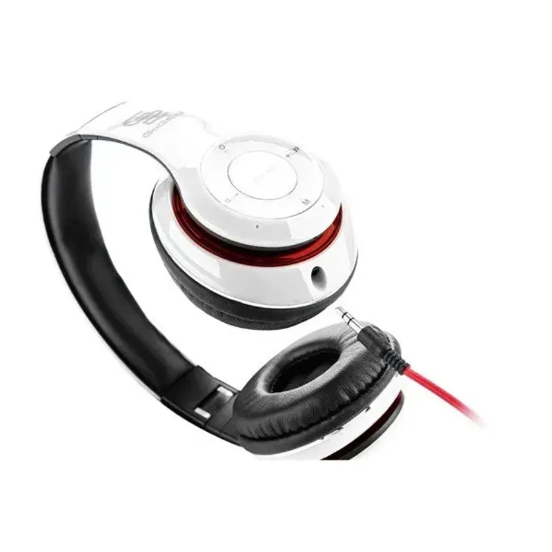 TV, Audio-Video si Foto - Portabile audio - Casti audio - Casti audio fara fir GoGEN HBTM 41WR, Bluetooth, radioFM incorporat, microfon, alb cu rosu - Infinity.ro