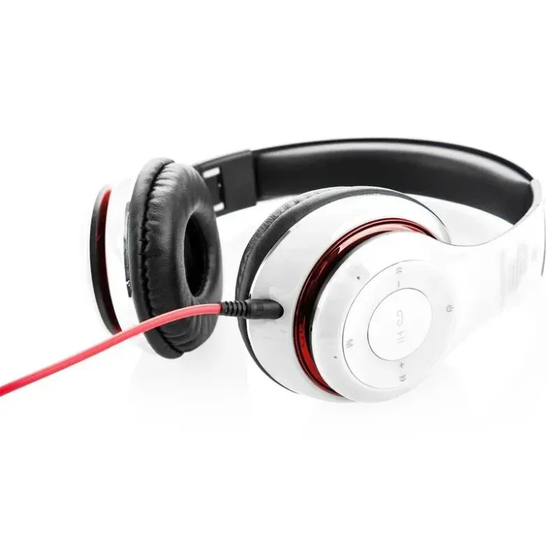 TV, Audio-Video si Foto - Portabile audio - Casti audio - Casti audio fara fir GoGEN HBTM 41WR, Bluetooth, radioFM incorporat, microfon, alb cu rosu - Infinity.ro
