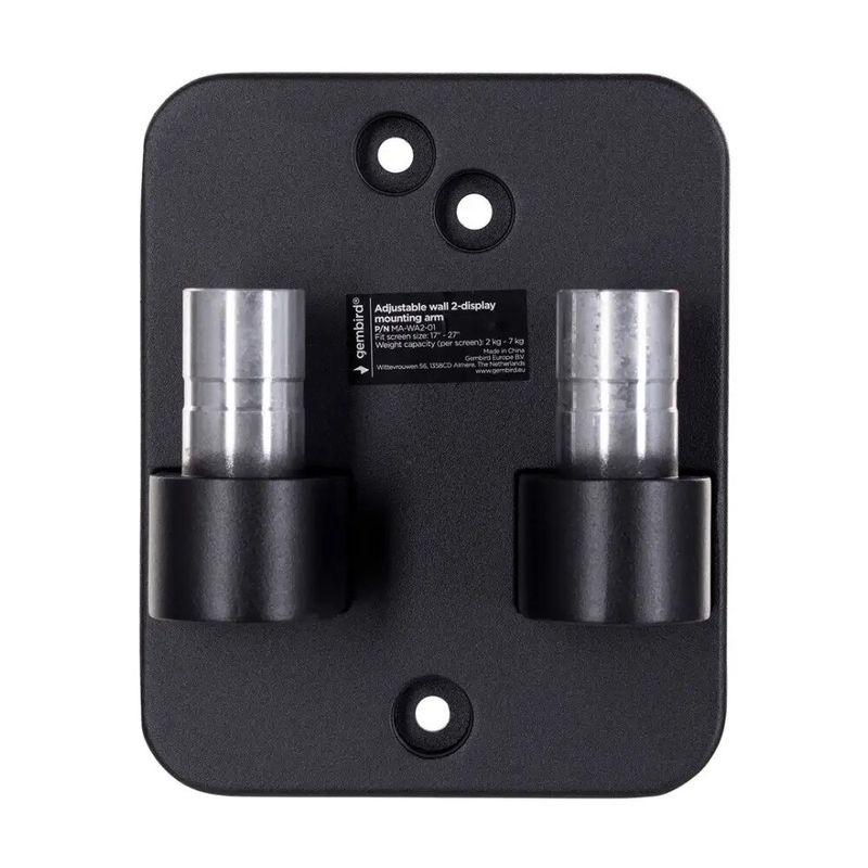 TV, Audio-Video si Foto - Accesorii TV si audio - Suporturi TV - Suport monitor Gembird MA-WA2-01, 17-27inch, Negru - Infinity.ro