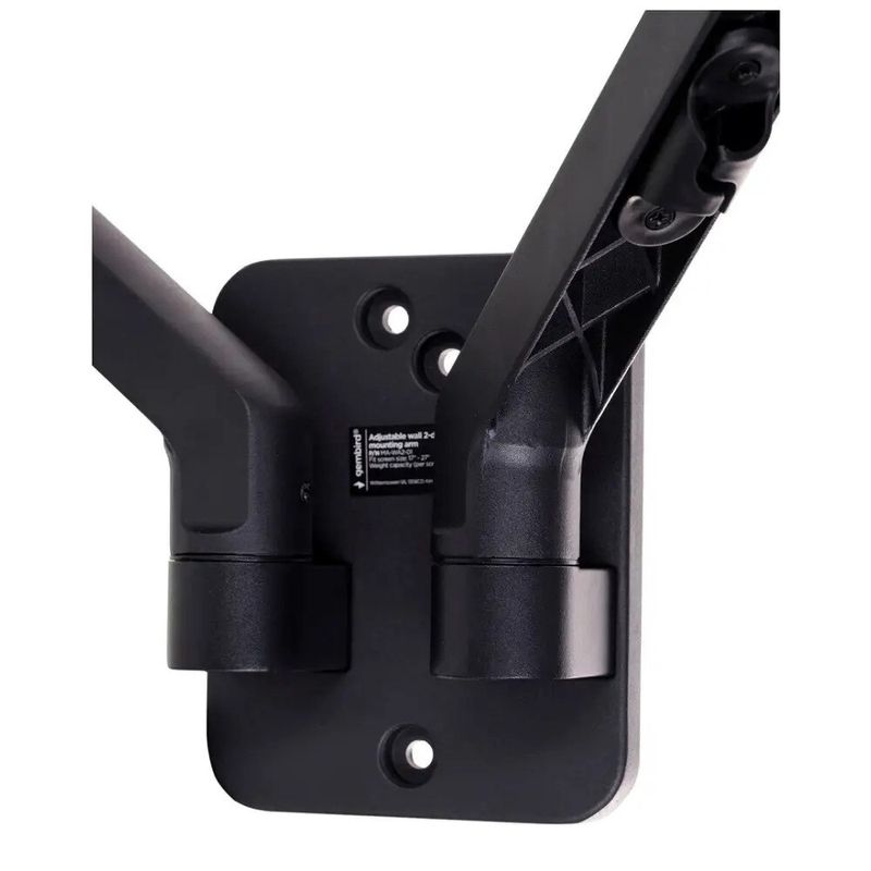 TV, Audio-Video si Foto - Accesorii TV si audio - Suporturi TV - Suport monitor Gembird MA-WA2-01, 17-27inch, Negru - Infinity.ro