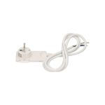 Casa si Gradina - Electrice - Accesorii electrice - Accesorii prize si intrerupatoare - Stecher extra slim cu maner ORNO OR-AE-1312/W, 250V, cablu 1.5m, alb - Infinity.ro