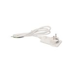 Casa si Gradina - Electrice - Accesorii electrice - Accesorii prize si intrerupatoare - Stecher extra slim cu maner ORNO OR-AE-1312/W, 250V, cablu 1.5m, alb - Infinity.ro
