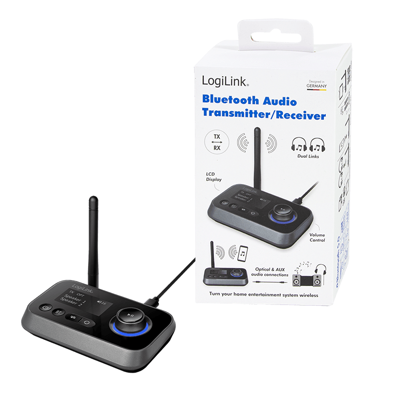 Auto si Moto - Electronice auto - Multimedia auto - Receptor audio, LogiLink, Bluetooth, Negru - Infinity.ro
