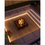 Casa si Gradina - Corpuri si surse de iluminat - Benzi LED - Banda LED inteligenta pentru gradina Calex Smart, 5m RGB + alb cald, 15W, IP44, Multicolor, Clasa Energetica F - Infinity.ro