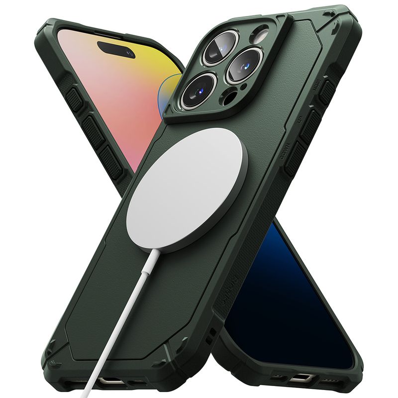 Laptop, Telefoane si Tablete - Telefoane mobile si accesorii - Accesorii Telefoane - Huse telefoane - Husa pentru iPhone 16 Pro Max, H84, Policarbonat, Dark Green - Infinity.ro