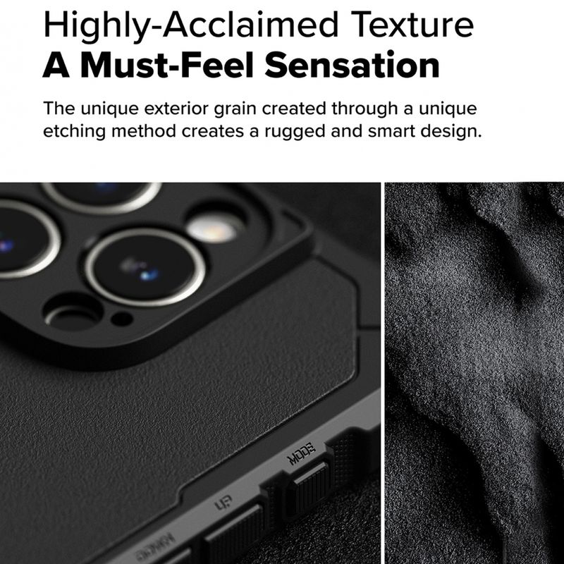 Laptop, Telefoane si Tablete - Telefoane mobile si accesorii - Accesorii Telefoane - Huse telefoane - Husa pentru iPhone 16 Pro, H79, Policarbonat, Camo Black - Infinity.ro