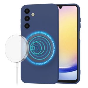 Husa pentru Samsung Galaxy A25 5G, V53, Panza, Navy Blue