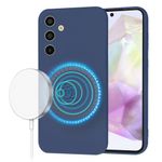 Laptop, Telefoane si Tablete - Telefoane mobile si accesorii - Accesorii Telefoane - Huse telefoane - Husa pentru Samsung Galaxy A35 5G, V63, Panza, Navy Blue - Infinity.ro