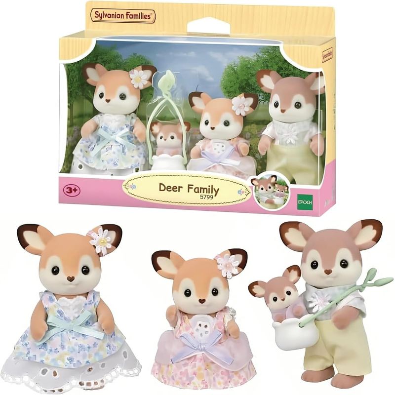 Jucarii, Copii si Bebe - Jucarii si jocuri - Figurine - Figurine Sylvanian Families-Familia Caprioarelor - Infinity.ro