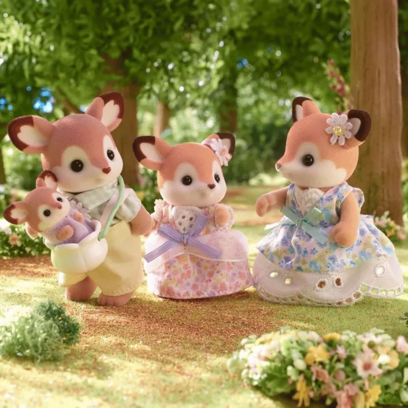 Jucarii, Copii si Bebe - Jucarii si jocuri - Figurine - Figurine Sylvanian Families-Familia Caprioarelor - Infinity.ro