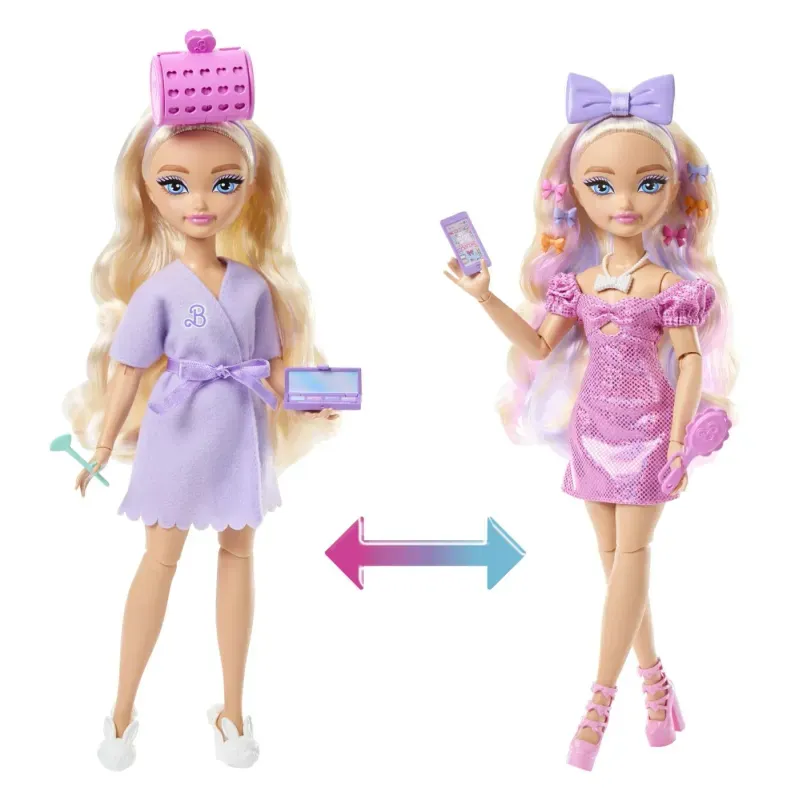 Jucarii, Copii si Bebe - Jucarii si jocuri - Papusi si accesorii - Papusi - Barbie Dream Besties Set Papusa Barbie Malibu Pregateste-te Cu Barbie - Infinity.ro
